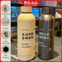 Gambar Ollahom Tumbler Stainless  Steel  500ml - Botol Minum Cold Hot BPA FREE - Hitam Doff dari Ollahom Official Store Kota Tangerang 1 Tokopedia