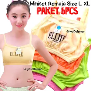 PAKET 6PCS Miniset remaja elit warna SD SMP SMA