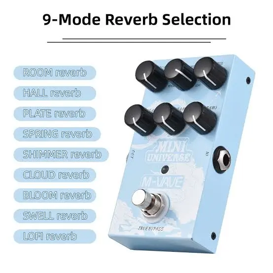 MVAVE M-Vave Mini Universe Multi Reverb Spring Hall Shimmer Cloud 1