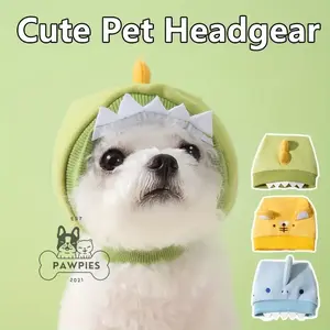 Aksesoris Topi Kostum Dino Hiu Anjing Kucing Karakter Dog Cat Pet Hat