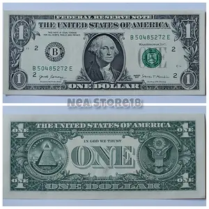 Souvenir Hadiah Uang Kuno Amerika 1 One Dolar