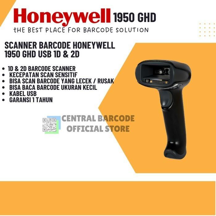 Scanner Barcode Honeywell 1950GHD 1D & 2D - Shop | Tokopedia