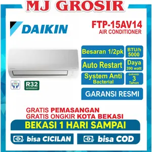 AC DAIKIN FTP 15 AV149 0.5 PK / 15YV 1/2PK + PASANG R32 STANDARD INDONESIA LOW
