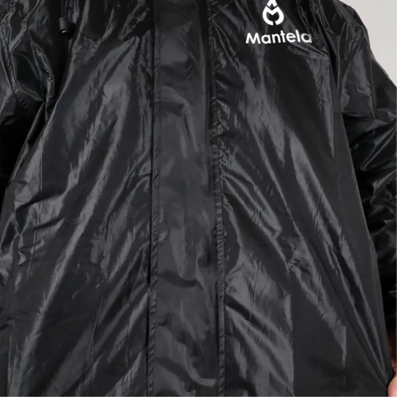Jas Mantel Hujan Raincoat Ponco Karet  Gamis Wanita Muslimah Dewasa 3