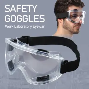 Kacamata Safety Laboratorium Pelindung Mata Anti UV Anti Fog Asap Debu
