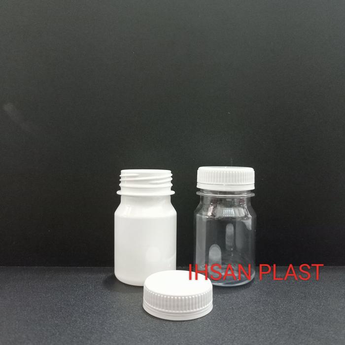 Gambar BOTOL CAPSULE BULAT ISI 30 dari Ihsan Plast Kab. Malang Tokopedia