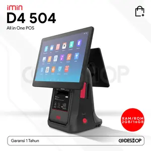 Mesin Kasir Resto Android Mesin Kasir iMin D4 504 POS