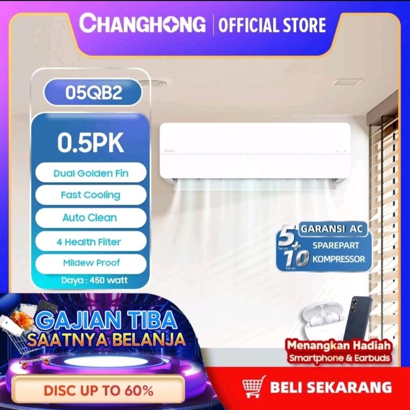 AC CHIQ BY CHANGHONG 1/2PK + PASANG - Shop | Tokopedia