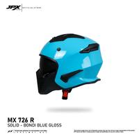 Gambar Helm Full Face Modular Pria Wanita Harian Motor Standar SNI DOT ECE JPX MX-726 R Solid - Bondi Blue Gloss - BondiBlueGloss, L dari JPX HELMET Kab. Tangerang 2 Tokopedia