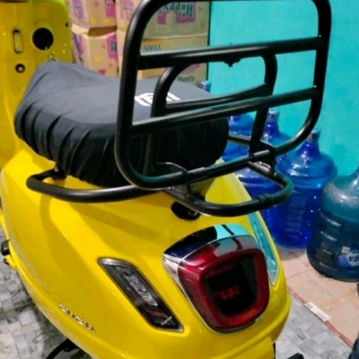 Jual Back Rack motor listrik smoot zuzu aksesoris motor listrik - crom ...