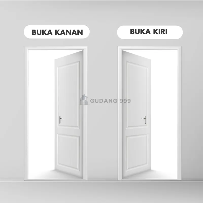 PINTU BAJA FORTRESS URBAN TYPE 04 / 90 CM / PUTIH / PINTU KAMAR 1