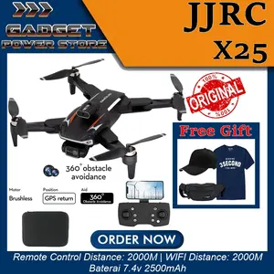 JJRC X25 Drone GPS Brushless Dual Camera Abostacle Anti Tabrak Alt Drone A26 PRO / K19 MAX