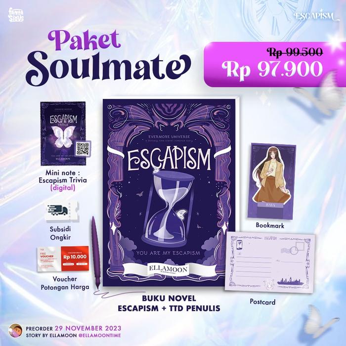 Gambar Buku Novel Escapism - Ellamoon - Fantasious - Bumi fiksi dari Bumi Fiksi Makassar Kota Makassar 3 Tokopedia