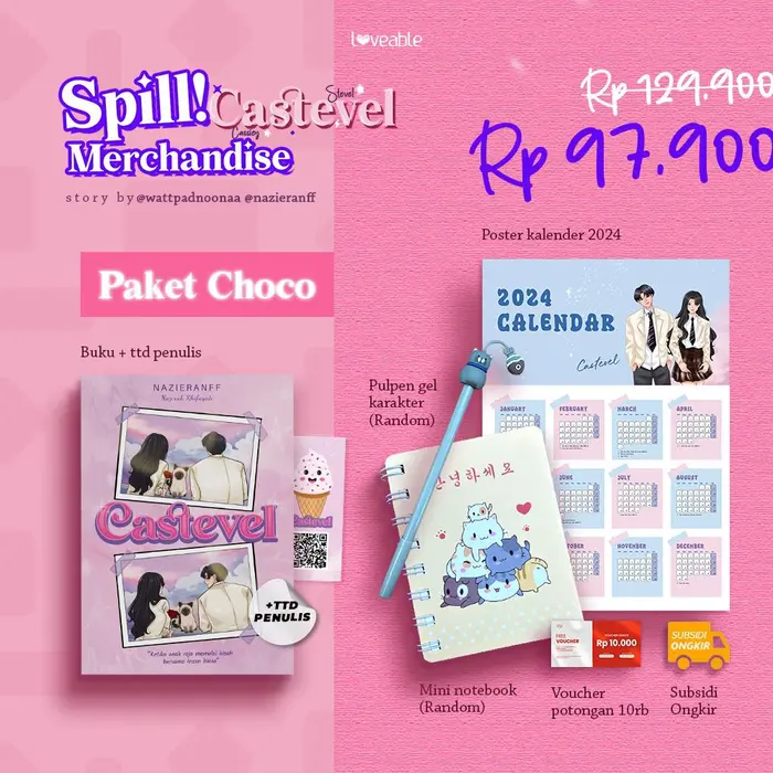 Gambar PreOrder Buku Castevel - Nazirah Khifayati - Loveable - Bumifiksi dari BumifiksiJogjakarta Kab. Sleman 5 Tokopedia