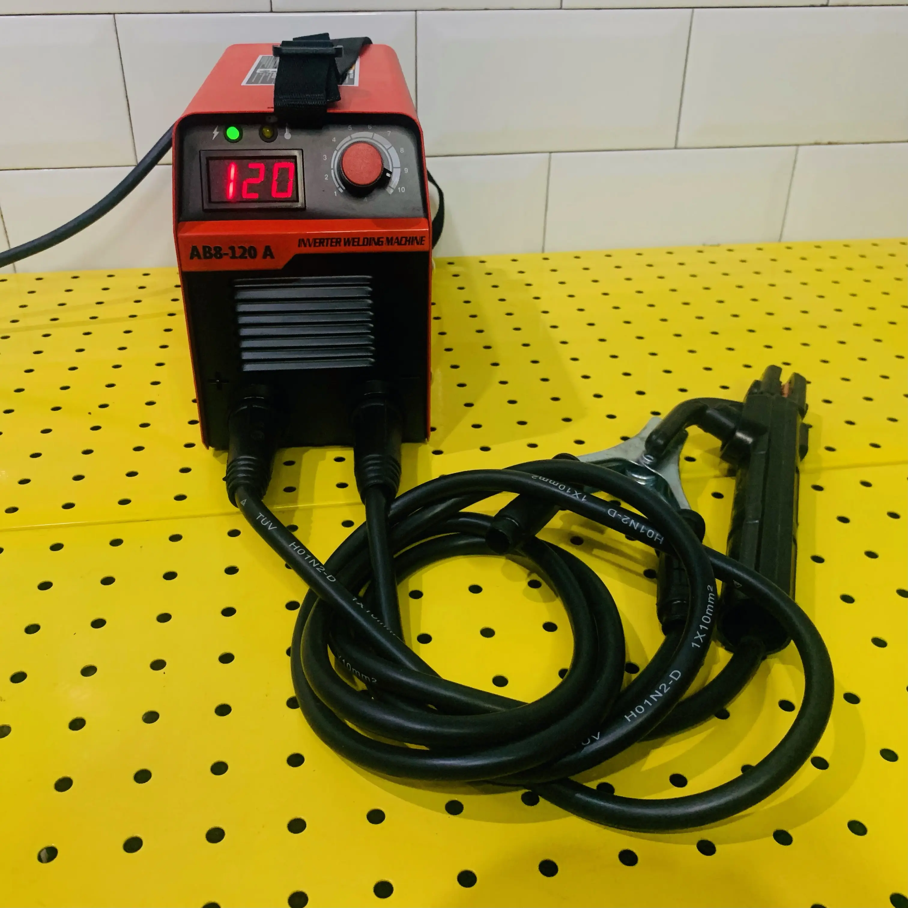 Mesin las MMA 120A YUKIDO inverter welding machiner 400W low watt