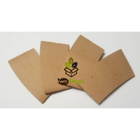 Gambar Hot paper cup sleeve sarung paper cup kertas anti panas 8 oz dari Wepack.id Kota Administrasi Jakarta Barat 2 Tokopedia