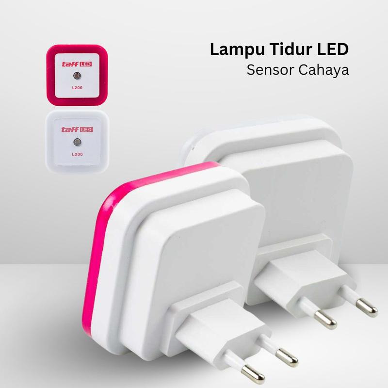 Lampu Tidur Minimalis - Lampu LED Plastik - Lampu Sensor Cahaya Kamar 1