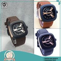 Gambar Jam Tangan Analog Pria Trendy 6949 Tali Kulit dari MerpatiPedia Jakarta Barat 1 Tokopedia