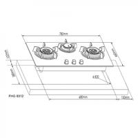 Gambar Franke Kompor Induksi 3 Tungku 3 Burners Gas Hob FHG-8312- Brought to you by PT Surya Pertiwi tbk dari PT Surya Pertiwi Kota Tangerang 2 Tokopedia