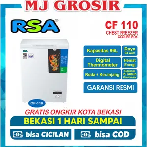 RSA CHEST FREEZER CF 110 BOX 96L LEMARI PEMBEKU  BY GEA
