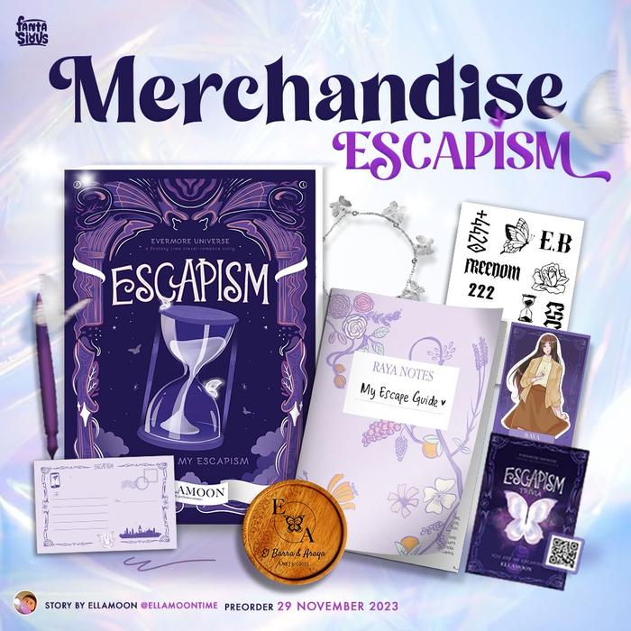 Gambar Buku Novel Escapism - Ellamoon - Fantasious - Bumi fiksi dari Bumi Fiksi Makassar Kota Makassar Tokopedia