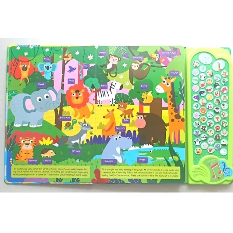 (Bilingual) Buku Suara Hewan Pertamaku (lebih dari 50 suara hewan) 2