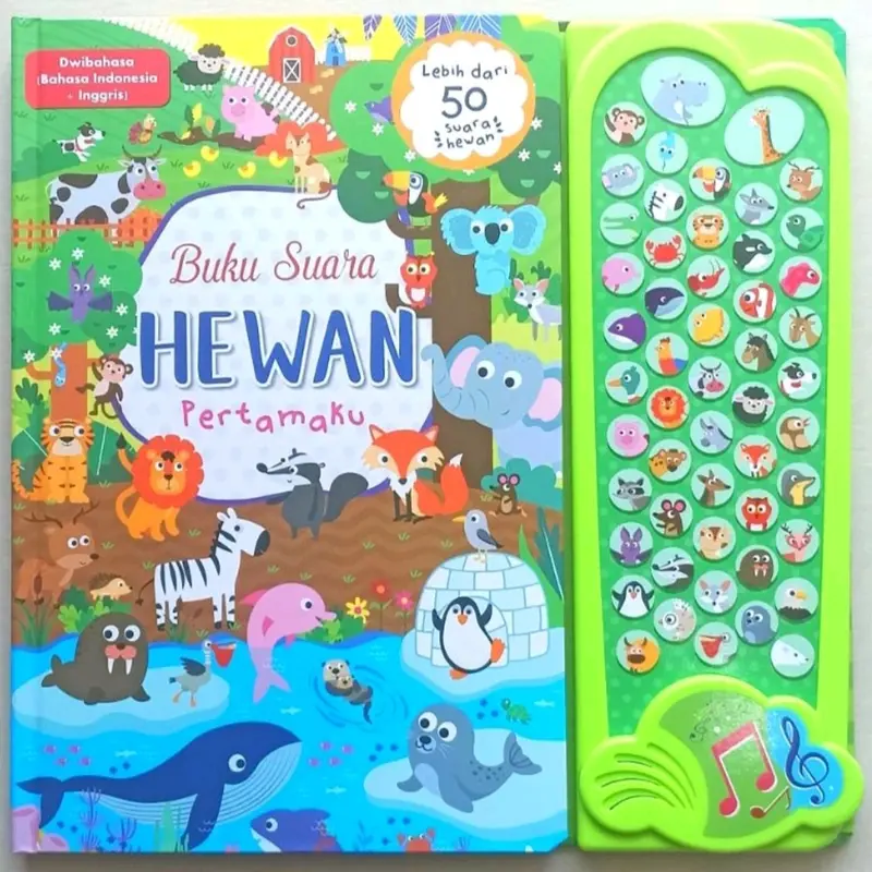 (Bilingual) Buku Suara Hewan Pertamaku (lebih dari 50 suara hewan) 0