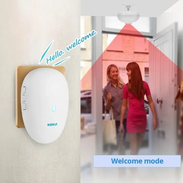 KERUI Bel Rumah Sensor Gerak Wireless M521 PIR Motion Mini P831 4