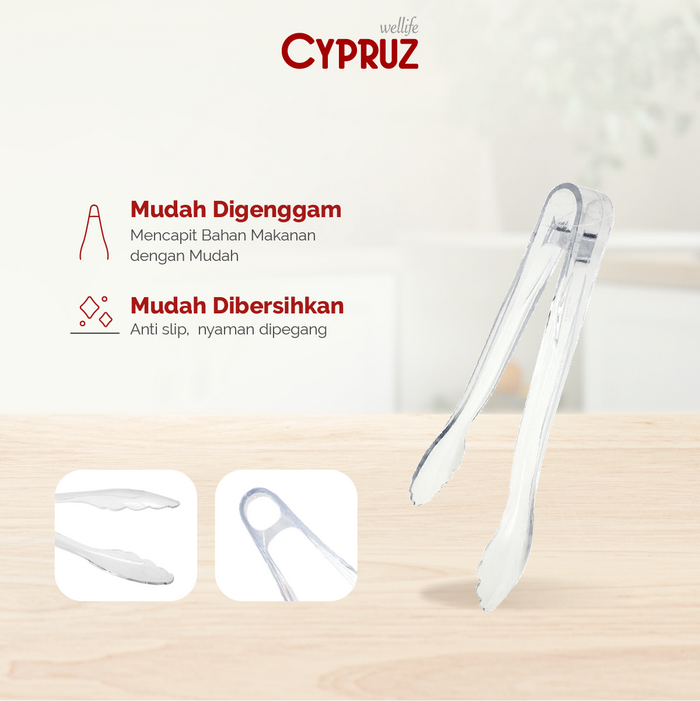 Gambar Cypruz Jepitan Plastik Transparan - 25cm dari Cypruz Kitchenware Kota Bekasi Tokopedia
