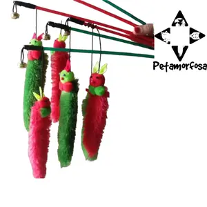 Tongkat Mainan Kucing PANCINGAN Boneka Bulu Pakai Tali