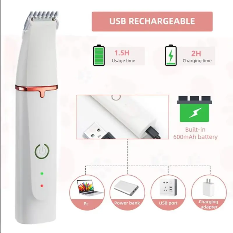 4 IN1 PET CLIPPER Alat Cukur Bulu Hewan Peliharaan Cukuran Anjing cat 1