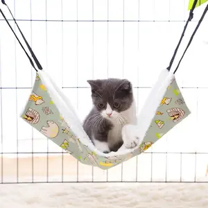 Tempat Tidur Gantung Kucing Hewan Reversible Hammock For Cat Pets
