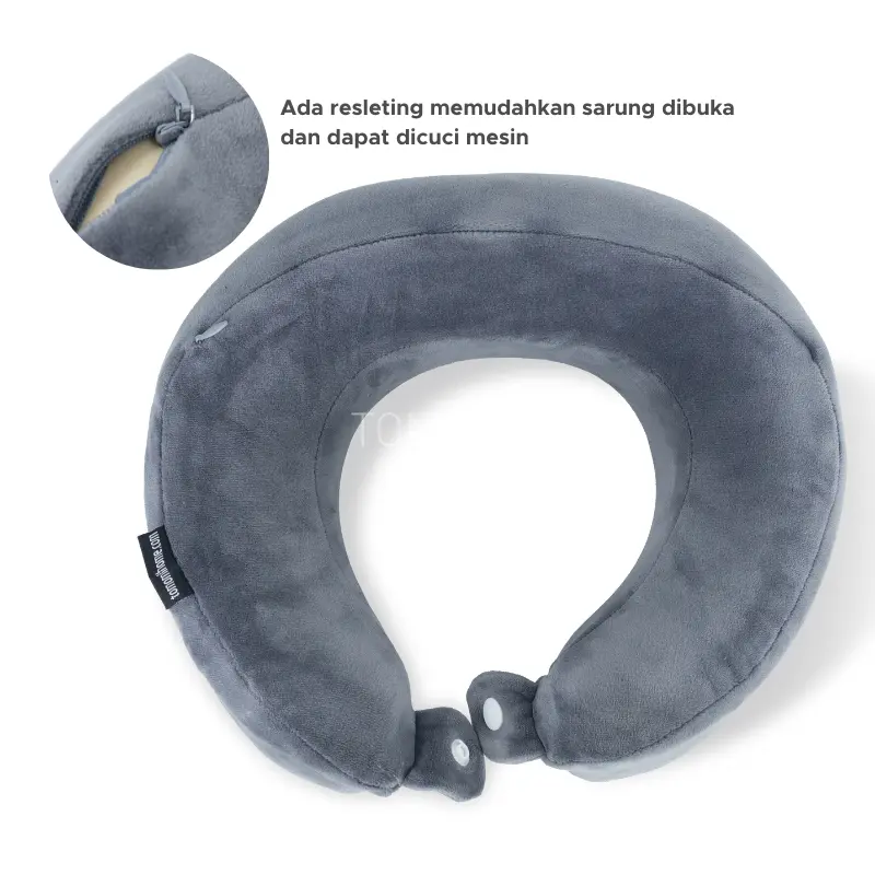 TOMOMI - NECK PILLOW ESSE MEMORY FOAM ASSORTED 3