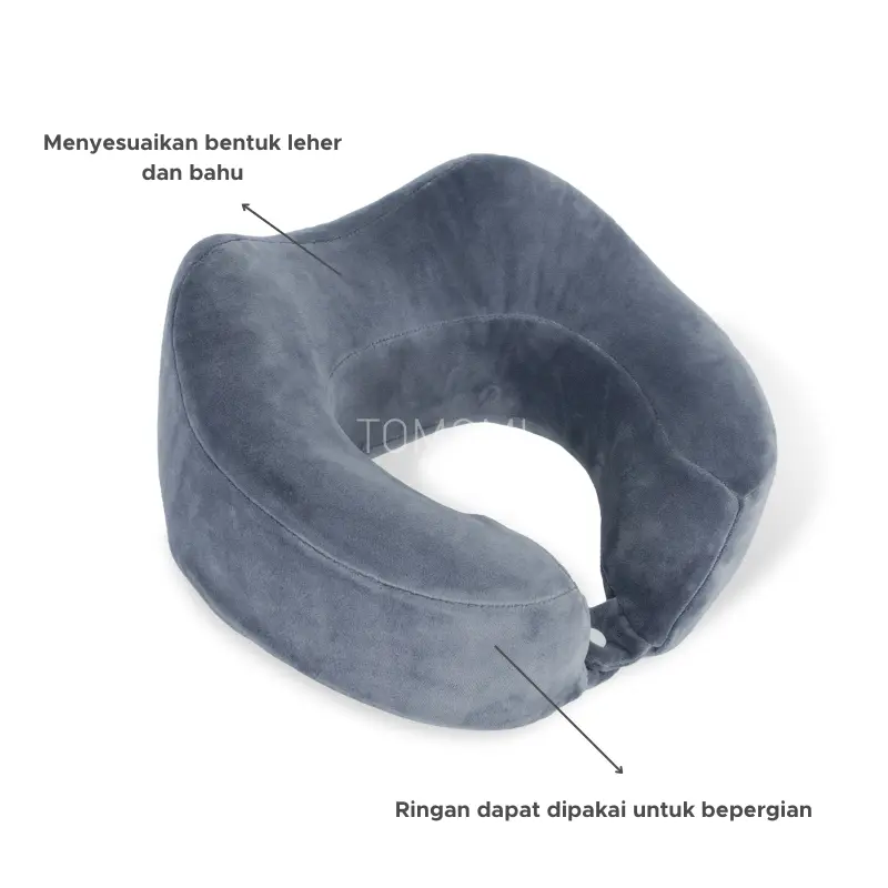 TOMOMI - NECK PILLOW ESSE MEMORY FOAM ASSORTED 1