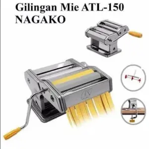 NAGAKO GILINGAN MIE ALAT PEMBUAT PASTA ATLAS ATL-150 ATL150 STAINLESS