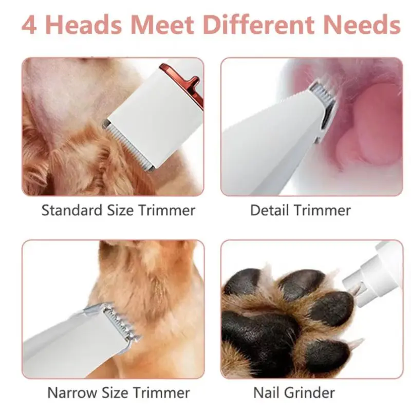4 IN1 PET CLIPPER Alat Cukur Bulu Hewan Peliharaan Cukuran Anjing cat 3