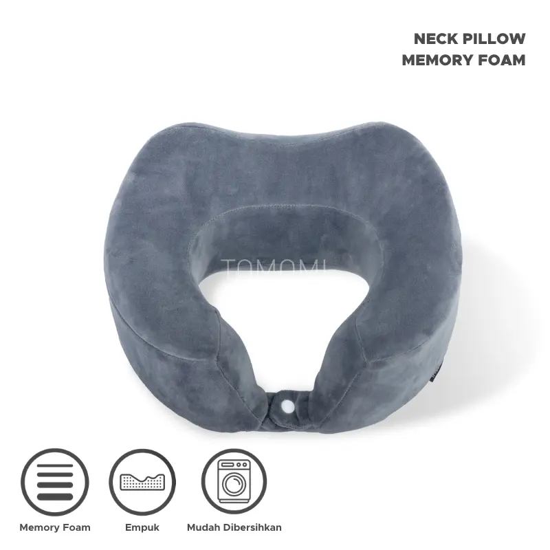 TOMOMI - NECK PILLOW ESSE MEMORY FOAM ASSORTED 0