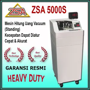 ZSA 5000S | Mesin Hitung Uang Vacuum | Official Store