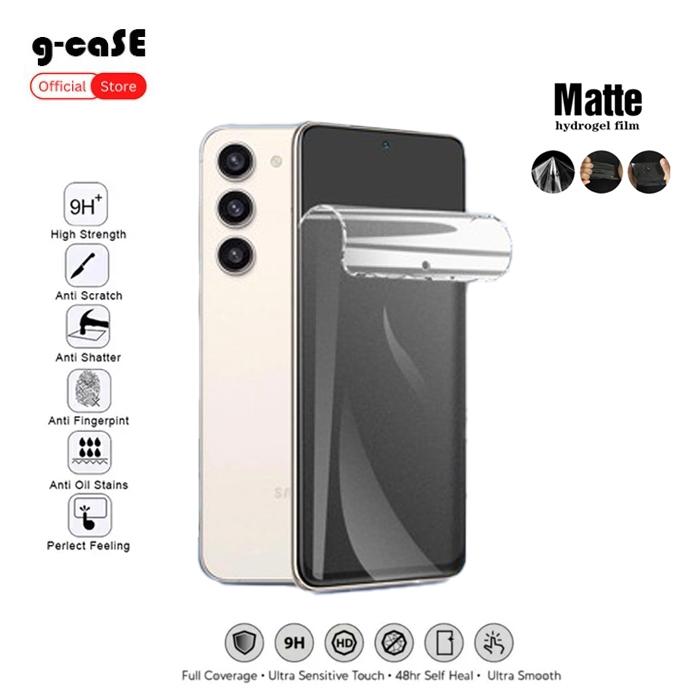 Gambar G-Case To SAMSUNG S23 S23PLUS PLUS ULTRA + ANTI GORES JELLY HYDROGEL MATTE screen protector - SAM S23, DEPAN dari G-caSE Official Store Kota Administrasi Jakarta Pusat Tokopedia