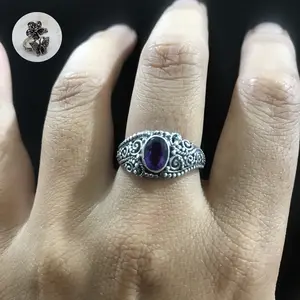 Cincin perak ukiran jawan bali
