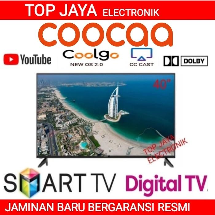 Gambar TV SMART COOCAA 40 INCH/SMART TV COOCAA 40 INCH NEW SERIES GARANSI RESMI - DUS Bawaan Pabrik, Tanpa Breket dari topjaya elektronik Kab. Karawang Tokopedia