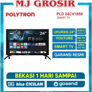 LED TV POLYTRON PLD 24MV1859 24 INCH EASY SMART MOLA