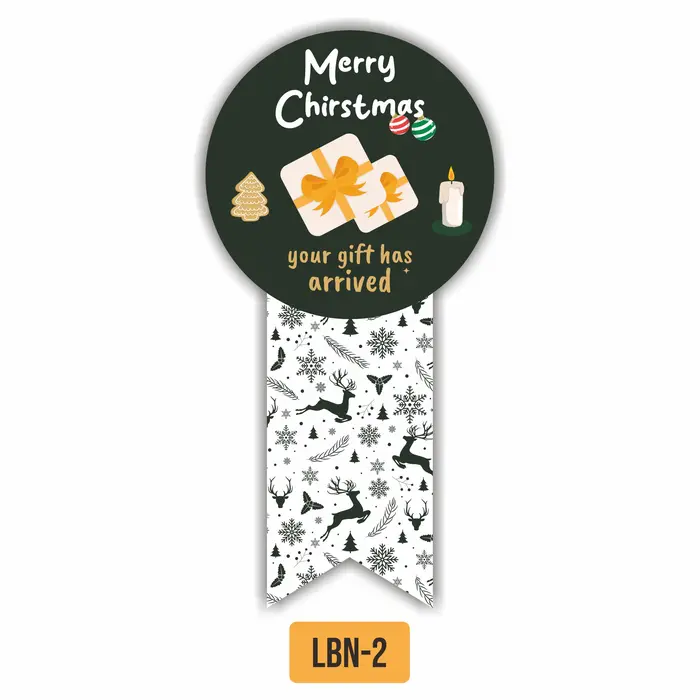 Gambar Stiker Segel Kemasan Christmas - LBN-1, Chromo dari Nex Printshop Kota Tangerang Selatan 3 Tokopedia