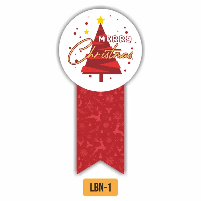Gambar Stiker Segel Kemasan Christmas - LBN-1, Chromo dari Nex Printshop Kota Tangerang Selatan 2 Tokopedia