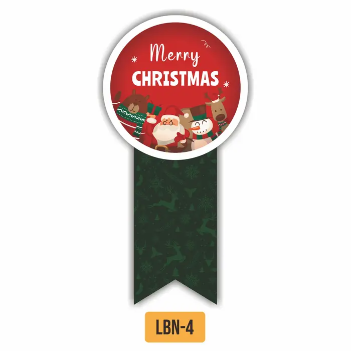 Gambar Stiker Segel Kemasan Christmas - LBN-1, Chromo dari Nex Printshop Kota Tangerang Selatan 5 Tokopedia