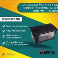 Gambar Embedded Micro Panel Printer Thermal 58mm EP2 TTL - BLACK KlikVape BDG dari Klik Vape Kota Bandung 1 Tokopedia