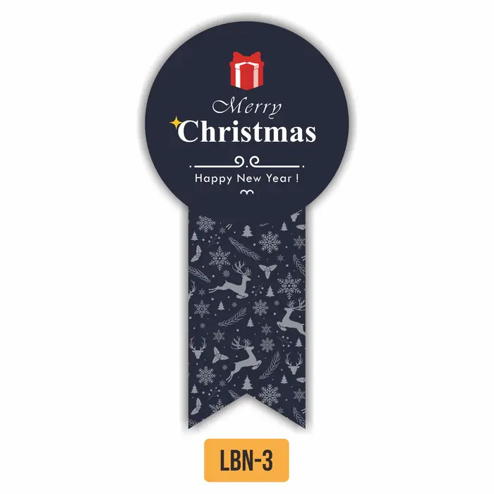 Gambar Stiker Segel Kemasan Christmas - LBN-1, Chromo dari Nex Printshop Kota Tangerang Selatan 4 Tokopedia