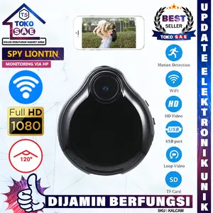 TOKOSAE Pendant Camera WiFi 1080P KALCAM Gantungan Kalung Camcorder Portable Recorder