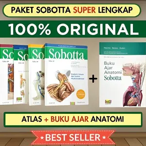 PAKET SOBOTTA Atlas Anatomi + Buku Ajar Anatomi FREE SAMPUL