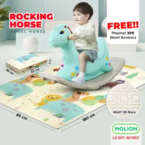 MOLION Kuda Kudaan Anak Jungkat Jungkit Rocking Horse Mainan 001-1002